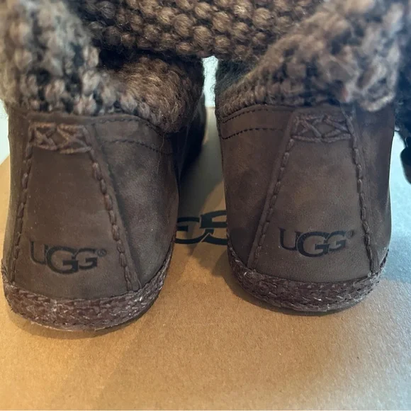 UGG Lyza Dark Brown Boots - Picture 4 of 6